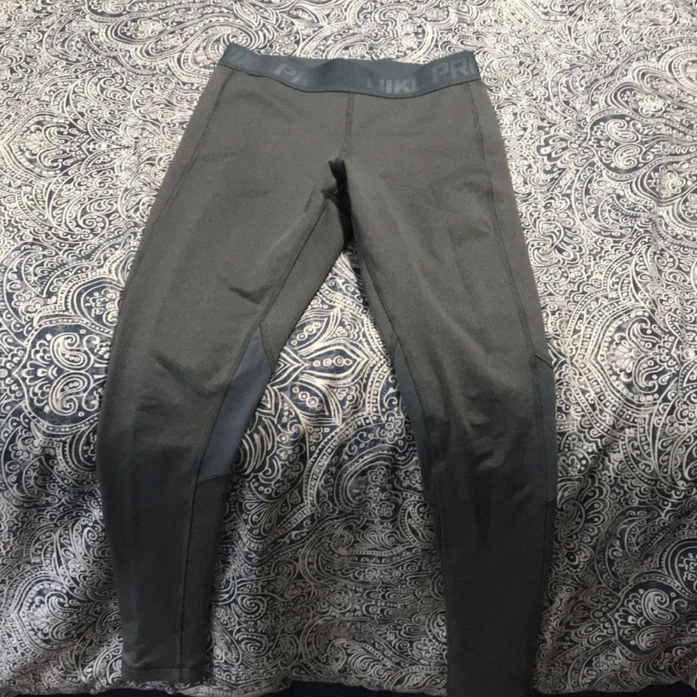 Grey Nike Dri-Fit Leggings